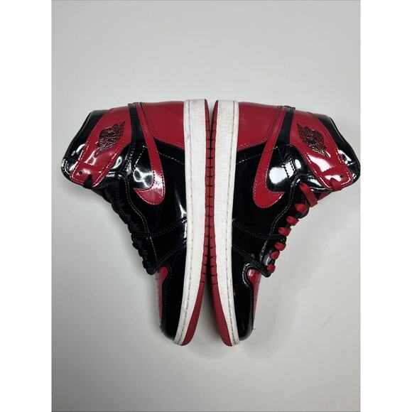 Size 8 - Jordan 1 Retro OG High Patent Bred - Picture 7 of 8